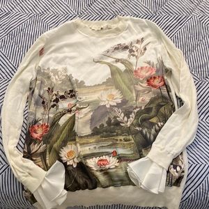 Ted Baker Blouse with silk sleeves